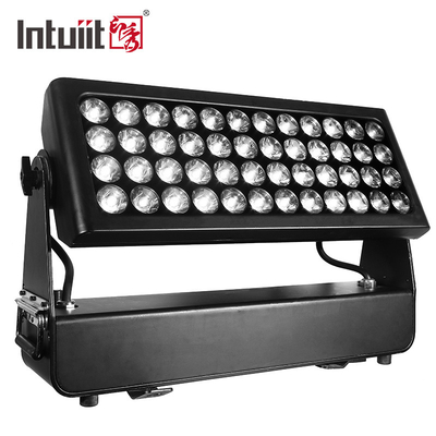 IP65 นำน้ำท่วมไฟ 48PCS 10W RGBW 4 In1 LED เครื่องซักผ้าสีเมืองกลางแจ้งสำหรับกิจกรรม Garden Park Hotel