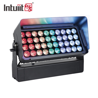 40X10W DMX RGBW 4 In1 LED น้ำท่วมเครื่องซักผ้าฝาผนังกันน้ำ IP65 อาคารเมืองกลางแจ้งแสงสี