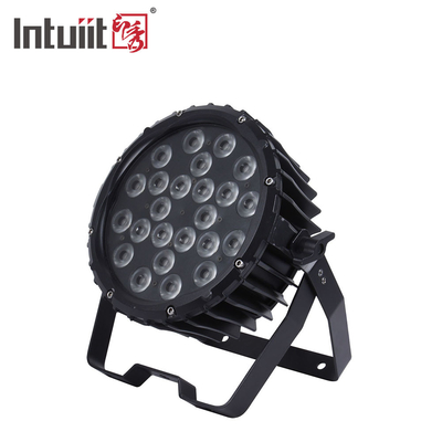 24x3W RGB 3 In 1 Outdoor LED Par Can Stage ไฟควบคุม DMX สำหรับคอนเสิร์ตงานแต่งงาน