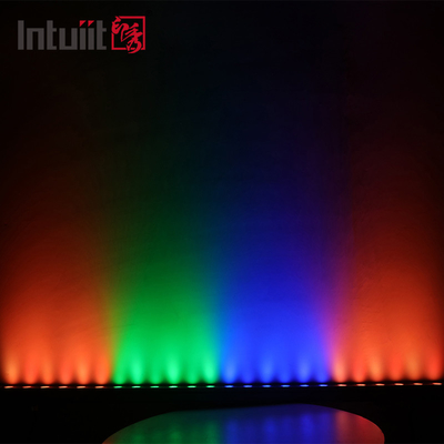 Rgb Led Wall Washer Light 0.3M 0.5M 1M เครื่องซักผ้าเชิงเส้น 24W Ip67 DMX512 Spotlight สถาปัตยกรรม