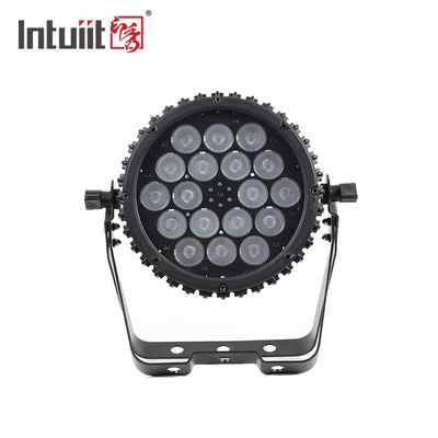 Die Casting 18 * 6 ใน 1 Rgbwa Uv Led Light Stan Led 54 3w Dj Par Lights