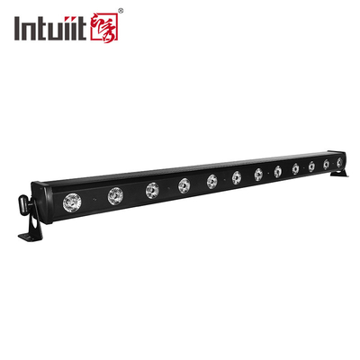 12x2W ในร่ม DJ เชิงเส้น ไฟ LED บาร์ DMX ควบคุมเครื่องซักผ้าฝาผนังโคมไฟสำหรับคอนเสิร์ต