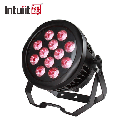 Dmx Wash 4 In 1 Par 12x10w LED par Can Stage Lights งานแต่งงาน 120w Rgbw IP65 Led Up Light