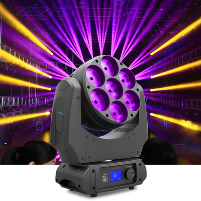 Led Sharpy Beam Moving Head stage Lighting 7x40W 4 ใน 1 RGBW ล้าง LED หัวเคลื่อนที่
