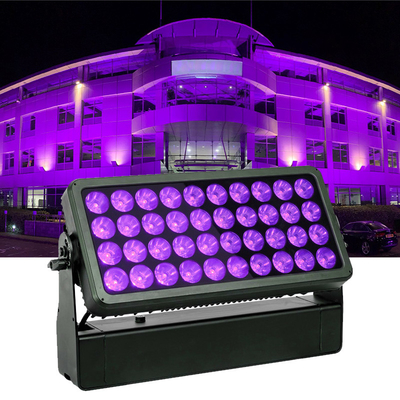IP65 ไฟเวที LED 40x10w เครื่องซักผ้าฝาผนังไฟน้ำท่วมสำหรับผลการล้างอาคาร