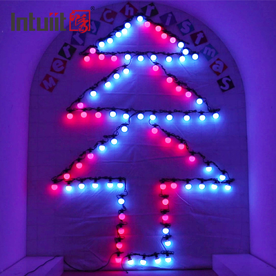 15m 20 Pixels Outdoor Stage Led RGB Lights โคมไฟสตริงกันน้ำสำหรับตกแต่ง