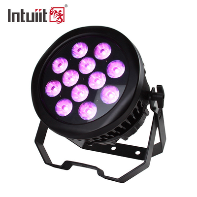 ไฟพาร์ LED กันน้ำ 12x10w RGBW 4 In 1 DMX512 ไฟล้างเวที