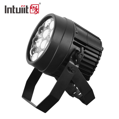 ในร่ม 12x10w Rgbw LED Par Can Stage Light Ip65 Dj Led Zoom Par Light 5 - 60 องศา