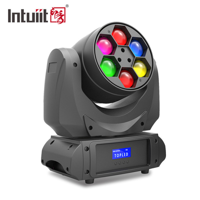 เอฟเฟ็กต์ไฟ LED เคลื่อนที่ 6x10W 4 In 1 RGBW Bee Eyes Type