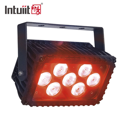 ไฟฉายเวทีกันน้ํา 7x3W Rgbw Led Flood Light Dmx Blinder Wall Washer 4 ใน 1 ไฟ