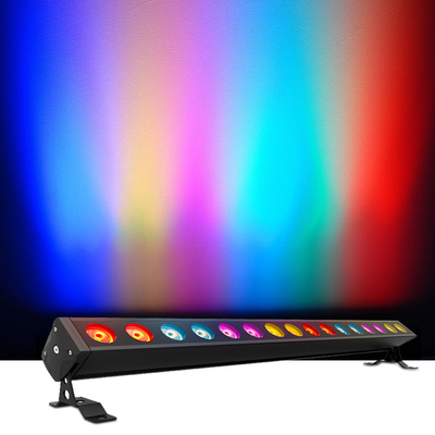 RGBW IP65 Led Wall Washers สําหรับภายนอก 16x5w DMX การส่องแสงหน้าต่างอาคาร