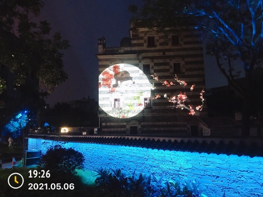 Theme Park Outdoor Gobo Projector ความสว่างสูง 100W 200W 400W Ip65