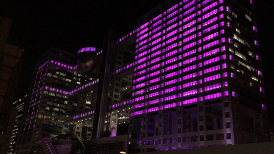 16x5w Rgbw 4 ใน 1 LED กันน้ํา Wall Wash แสงน้ําท่วมสําหรับ Fuji Tv โครงการไฟฟ้าอาคาร