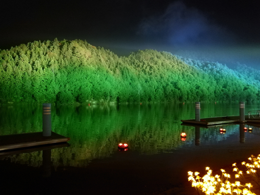 โครงการ Wuyishan Lighting ip65 Led Flood Light 400w Rgbw สี Wall Washer Led Stage อาคารสวนแสง