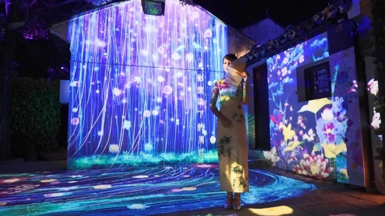 High Bright 60w 100w 200w 400w Outdoor Gobo Projector ไฟฉายภาพระดับมืออาชีพบนอาคาร
