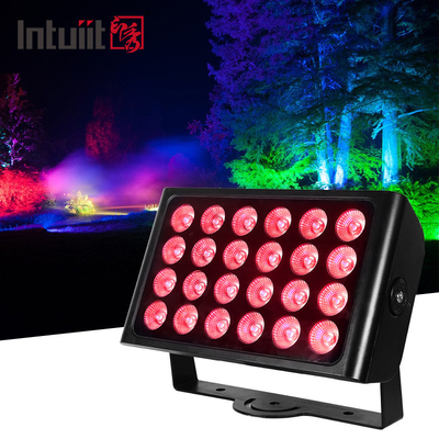 24PCS 160W สีเมืองแสง RGBW 4in1 ip65 กันน้ําอาคารสูงล้าง LED สีเมืองแสงเวที