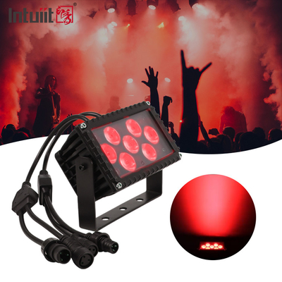 7x3W RGB LED กลางแจ้ง กันน้ํา IP66 โปรเจกชันสถาปัตยกรรม แสงสว่างหน้าต่าง