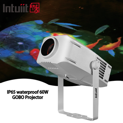 โปรเจคเตอร์โฆษณา Gobo ไฟ 60W LED สัญญาณ ผนัง โปรเจคชั่น ราคาปรับน้ําภายนอก