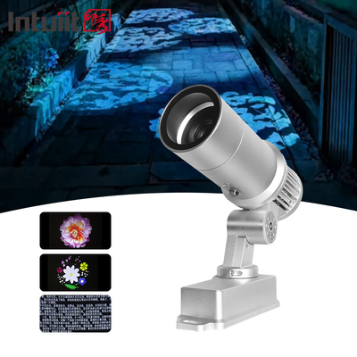 60W Custom Led HD Color Chang Indoor And Outdoor ip65 กันน้ําหมุนโฆษณาภาพ Projection Lamp โลโก้ โปรเจคเตอร์ Gobo