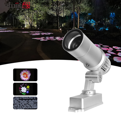 ภายนอก กันน้ํา โฆษณา โจ๊บ โปรเจคเตอร์ ไฟ 60W แปตเนอร์หมุน LED โลโก้ โลโก้