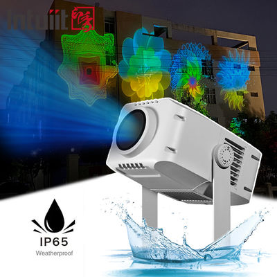 100W LED Rotating Advertisement Logo Light Outdoor IP65 กันน้ํา โปรเจคเตอร์โป๊กเกอร์แบบกําหนดเอง