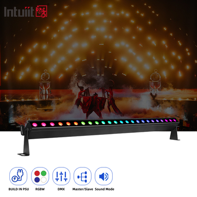 24x2W DMX LED BAR RGBW 4IN1 LED Stage Dmx512 เครื่องล้างผนัง ใช้ในบ้าน ไฟดีเจ ดิสโก้