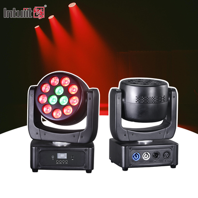ไฟหัวเคลื่อนที่ 12*8W ไฟเวที LED RGBW DJ ไฟ DMX 512 การเปิดเสียงสําหรับงานงาน งานเลี้ยง งานแต่ง โชว์วงดนตรีสดของโบสถ์