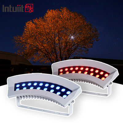 ไฟส่องต้นไม้ LED RGBW ระดับมืออาชีพ กันน้ำ IP65 ไฟส่องสถาปัตยกรรมภายนอกอาคาร DMX512 36W