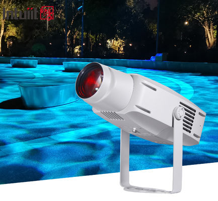ไฟฉายโปรเจคเตอร์ LED โลโก้กลางแจ้ง 400W IP65 เอฟเฟกต์คลื่นน้ำสำหรับโฆษณา ทนต่อสภาพอากาศ