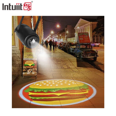 ไฟฉายโฆษณา LED ฉายโลโก้ Gobo สำหรับภายนอกอาคาร กันน้ำ IP65 กำลังไฟ 60W แบบกำหนดเอง
