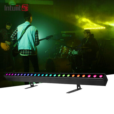 ไฟวอลล์วอชเชอร์ LED RGBW 24*2W เอฟเฟกต์ไฟเวที พร้อมรีโมทคอนโทรล DMX สำหรับคอนเสิร์ต ปาร์ตี้ KTV ไฟวอลล์วอช