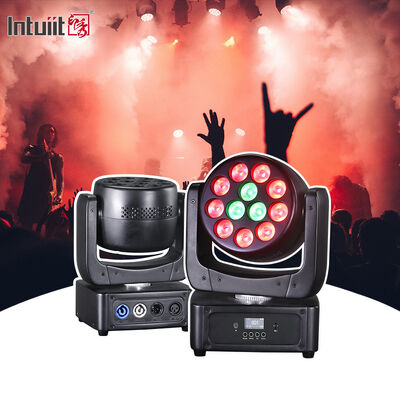 LED 12x8W กระแสแสงหัว RGBW โดย DMX 512 เสียงเปิดแสงเวที