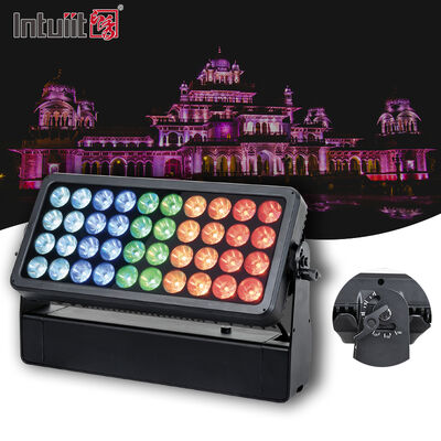 LED 40X10W RGBW 4 in 1 ภายนอก กันน้ํา เครื่องล้างผนัง เครื่องล้างผนัง สภาพภูมิภาพ Led Lamp Led Wallwasher ไฟโฟลท์