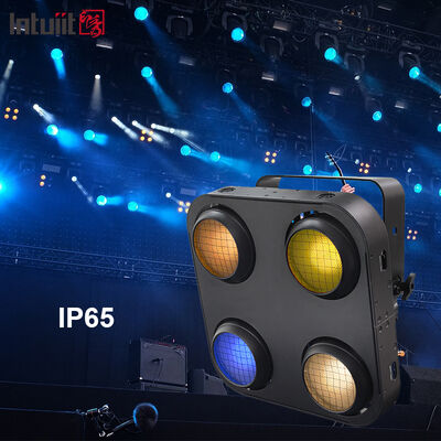 ไฟ LED 4x90W 2-in-1 สีขาวอมเหลืองและสีอำพัน แบบ Blinder สำหรับ DJ บาร์/งานแต่งงาน/เวทีกลางแจ้ง DMX512