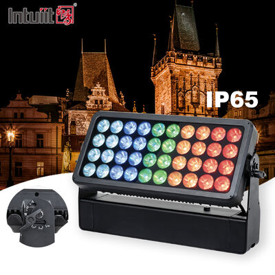 แสงสว่าง LED ประปากลางแจ้ง IP65 400W แบบมืออาชีพ กันน้ํา RGBW 4in1 แสงล้างสถาปัตยกรรม สําหรับตึก หน้าผิวภูมิทัศน์