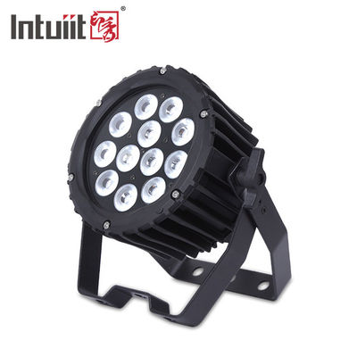 12x3W 4 In 1 RGBW LED Uplight กลางแจ้ง IP65 Dj Stage Par Light ทำงานอัตโนมัติ