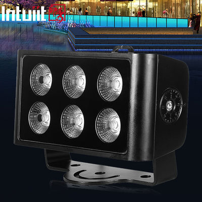 ไฟ RGB สวนขนาดเล็กที่สว่างไสว 40w ไฟ LED กลางแจ้งแบบพกพานำน้ำท่วม