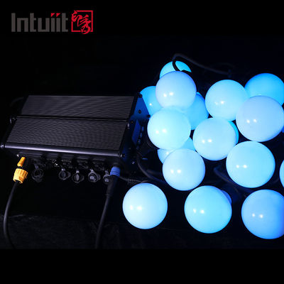 ไฟสตริงลูกโลกหรี่แสงได้ 116 วัตต์สำหรับโคมไฟแขวน LED ลาน