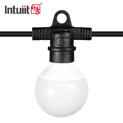 DMX RGB หลอดไฟคริสต์มาสไฟ LED String Holiday ไฟนางฟ้ากลางแจ้ง