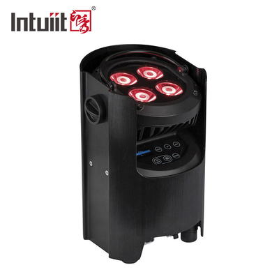 DMX IR Wifi 4x12w ไร้สายแบตเตอรี่ขับเคลื่อน Par Uplight Spot Dj ดิสโก้ LED Stage Light