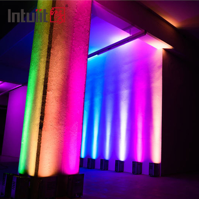 8CH ไฟเวที LED ที่ขับเคลื่อนด้วยแบตเตอรี่ไฟ LED กลางแจ้ง Par Wireless Dmx Uplights