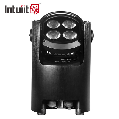 ไฟพาร์ Wifi กันน้ำ 4x12w RGBW ไร้สาย Dmx แบตเตอรี่ขับเคลื่อนรีโมทคอนโทรล