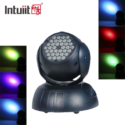 DMX512 Stage LED Effect Light 36x3W RGB 4 In 1 ย้ายหัวซูม Wash