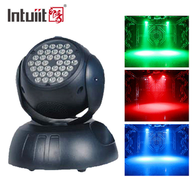 Rgb ไฟ LED เวทีล้าง Dmx Dj ดิสโก้ปาร์ตี้มินิย้ายหัว