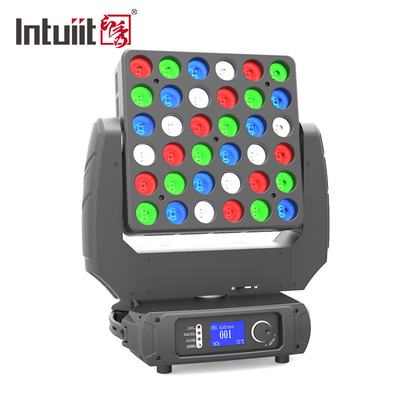 6*6 Pixel Matrix Moving Head 36x10W RGBW สำหรับการแสดงบนเวที