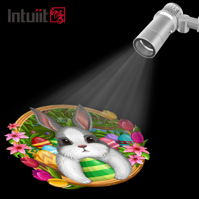 60w HD LED โลโก้โปรเจคเตอร์ Gobo กลางแจ้ง IP65 ภูมิทัศน์โฆษณาแสงสถาปัตยกรรม